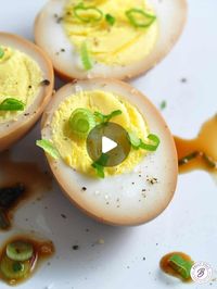 Amy | Belly Full on Instagram: "Since filming this video, I've learned that these soy sauce eggs are called Mayak Eggs. We love them! Great as a snack or served over ramen or rice for a quick, filling meal."