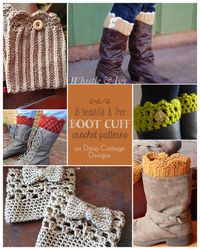 16 Free Boot Cuff Crochet Patterns