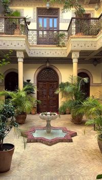 Riad built in 1930, ideally located in Marrakesh medina. Moroccan Architecture • Moroccan Pattern • Moroccan Craft • Moroccan Interior Design • Moroccan Details • Moroccan Heritage • 𝙈𝙤𝙧𝙤𝙘𝙘𝙤 • ⵍⵎⵖⵔⵉⴱ • المغرب • 摩洛哥 • Марокко • #architecture • Moroccan civilization • Moroccan decoration • العمارة المغربية • الزخرفة المغربية • الحضارة المغربية • مملكة المغرب #moroccantiles #zellige #zelligetiles #zelligemorocco #الزليج_المغربي   #moroccanarchitecture  • arquitectura marroquí • artesanía marroquí • azulejo marroquí • #المعمار_الاندلسي_المغربي • #المعمار_المغربي