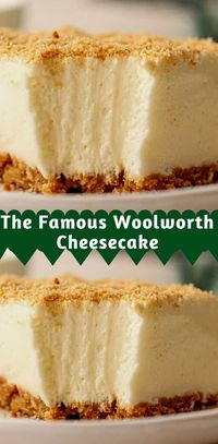 BEST WOOLWORTH CHEESECAKE RECIPE