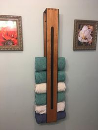 custom towel rack - by Pabs @ LumberJocks.com ~ woodworking community