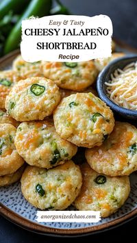 Cheesy Jalapeño Shortbread