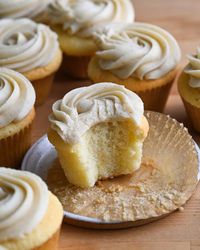 Vanilla Brown Butter Cupcakes | Buttermilk by Sam