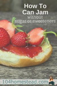 1 to 1. That's the average ratio of fruit to sugar in most jam recipes. Can you make a delicious jam without sugar or sweetener? Why yes you can! No honey and no sugar substitute recipes. Just good berry goodness.