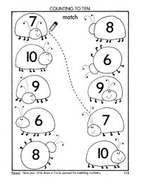 Dani Educar: MatemÁtica Numbers For Kids, Numbers Preschool, Worksheets 6BC