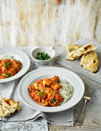 Swap chicken for paneer to make a creamy, dreamy vegetarian masala. You'll need some tikka curry powder for this one (find it at most supermarkets)