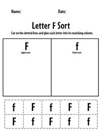 FREE Letter F Worksheets for Preschool! ⋆ The Hollydog Blog