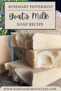 This simple all-natural soap is invigorating to the senses! My natural ingredients list reflects the simplicity of my homemade goat's milk soap recipe. It contains no dyes or frills. Simple, refreshing soap that is gentle to the skin and awakening to the senses. This cold processed soap recipe takes you step by step through the entire process.