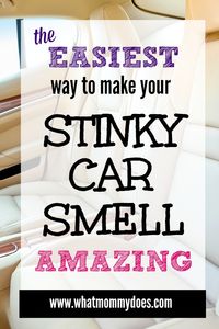 How to Make Your Stinky Car Smell Like New - What Mommy Does