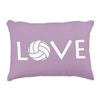 Volleyball Love Decorative Pillow #volleyball #volleyballswag