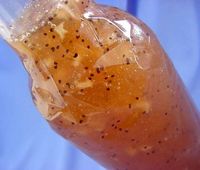 Subway Sweet Onion Sauce Copycat) Recipe - Food.com. Ingredients: sugar, wite and red wine vinegar, arrowroot, onion flakes, dijon mustard, mustard powder, celery salt, onion juice (garlic press), poppy seed, onion salt, garlic salt, paprika, black pepper, drop of sesame oil