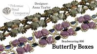 Butterfly Boxes Bracelet from The Potomac bead Company