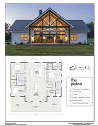 Introducing “The Picton” 1750 sqft 3 bedroom 2 bathroom *All plans are customizable! *Exterior rendering for illustrative purpose and is also customizable #barndoandco #barndosincanada #barndominiumplanningexperts #barndominiumlifestyle #barndofloorplan #barndominiumenvy #pictonontario #canada_life #barndo #barndominium #barndominiumgoals