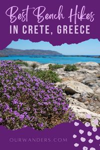 4 Best Beach Hikes In Crete, Greece #europe #crete #easyhikes