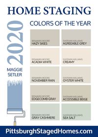 The BEST colors for SELLING your home in 2020! - Pittsburgh Staged Homes#colors #home #homes #pittsburgh #selling #staged