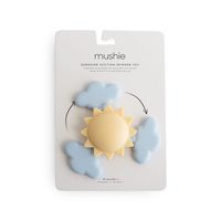 Introduce your little one to a world of imagination with the Mushie Sunshine Suction Spinner Toy! Featuring a playful design and soothing colors, this 100% food-grade silicone toy will captivate your child's senses. The sturdy suction keeps it in place, making it perfect for independent play at home or on-the-go. Spin the clouds around the sun for a delightful visual and soothing sensory experience.