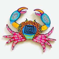 Crab Coastal Decor B Md - Etsy Thailand