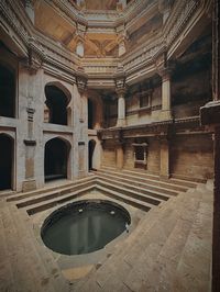 This beautuful stepwell is Adlaj stepwell near Ahmedabad, Gujrat , India.