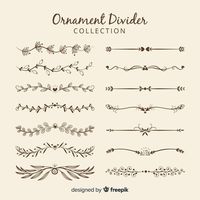 Text dividers collection Vector | Free Download