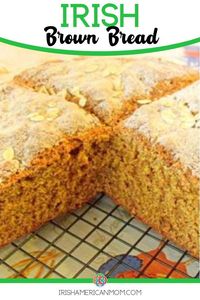 Irish brown bread is a wheaten soda bread made with whole wheat flour. Unlike Boston brown bread which is steamed in a can, Irish brown bread was cooked in an iron bastible over an open fire in years gone by.