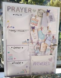 Lavender Prayer Board