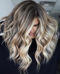 Sunlit Blonde Balayage Highlights