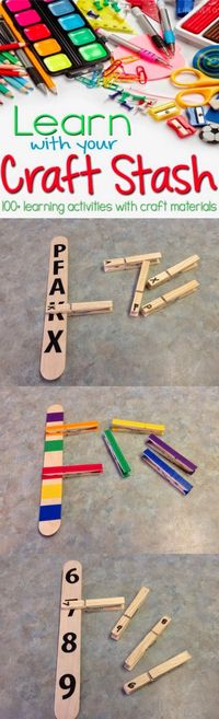 I use clothespins for teaching a variety of skills in my classroom. I love that they can be used with students across abilities for a wide range of learning activities. #Autism | found on  Adventures in the ATC - a blog about my experiences teaching students with Autism