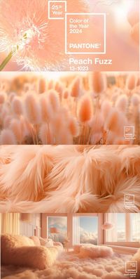 Color of the Year 2024 - Pantone Peach Fuzz