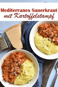 Mediterranes Sauerkaut. Mit Kartoffelstampf. - mix dich glücklich - Food & Non Food Rezepte (Essen, Kosmetik, Putzmittel etc.) aus dem Thermomix