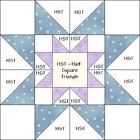 Star in a Star Quilt Block - Free Pattern