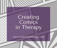 Whether playful or serious, creating comics can be a great way for clients to tell a story in therapy. | Creativity in Therapy | play and art therapy ideas