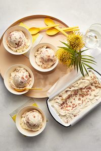 Get the recipe for No-Churn Papaya Ice Cream.