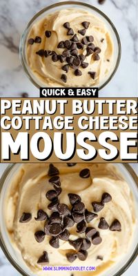 Dive into the rich, creamy goodness of peanut butter combined with cottage cheese in this mousse. It’s a protein-packed dessert that’s as nutritious as it is delicious. Save this pin for a sweet, high protein indulgence that fits perfectly into your low carb or keto diet!