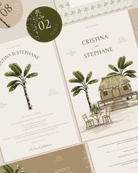 The elegant and sophisticated design of the invitations will leave an unforgettable impression on your special day.