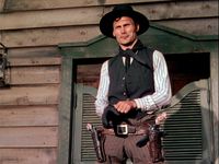 Jack Palance as the perfect bad guy, Jack Wilson, in Shane.