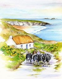 Cows, Ireland, Irish Art