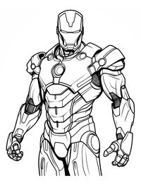 Iron Man - Lol Coloring Pages