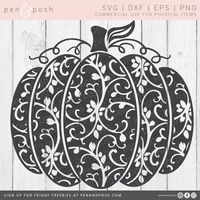 Pumpkin SVG - Swirly Pumpkin SVG - Pumpkin SVG File - Halloween Svg - Swirly Pumpkin - Fall Svg - Pumpkin Clipart - Swirl Pumpkin