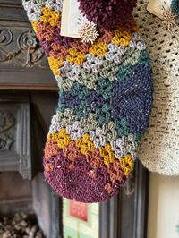 Easy Crochet Stocking Pattern using the Granny Stitch