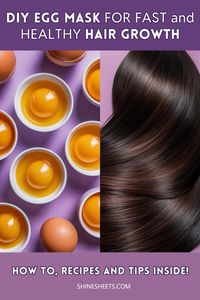 Tired of waiting for your hair to grow? 🌸🛁 Learn simple and effective egg hair growth tips to speed up the process. 📌 Pin this for easy-to-follow hair growth tips! #HowToGrowYourHairFasterEgg #HairGrowthFaster #HairGrowthDIY #EggMaskForHair #QuickHairGrowthWithEggMasks 🌿✨