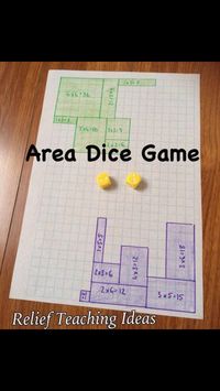 Area dice game