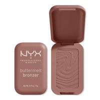 All butta'd up Buttermelt Pressed Powder Natural Finish Bronzer - NYX Professional Makeup | Ulta Beauty