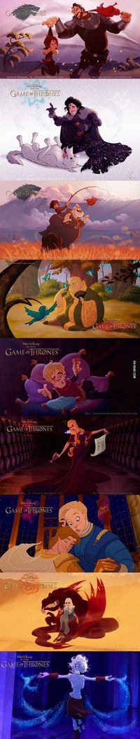 Voilà à quoi Game of Thrones ressemblerait si la série avait été réalisée par Disney... Tyrion Lannister est juste PARFAIT !