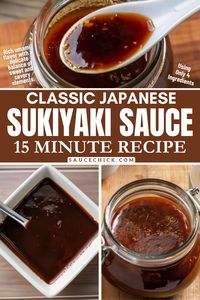 Elevate your stir-fries and hot pots with this flavorful sukiyaki sauce! A blend of sweet, salty, and savory elements that will take your dishes to the next level. #SukiyakiSauceRecipe #FlavorBoost #JapaneseSauce