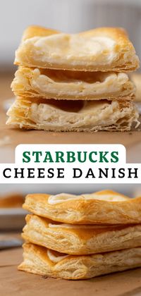 These easy Starbucks cheese danish copycat recipes are simple and are made with only a handful of ingredients.