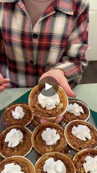 61K views · 13K reactions | Mini Pecan Pies are Perfect for Parties 🤤 #recipeoftheday #easyrecipes #yummyfood #recipeideas #foodie #desserts #pecanpie #partyfood | Jacky Has Fun