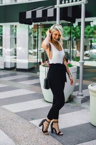 Summer Black & White Outfit | The Cheeky Been