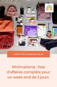 Mon chéri et moi revenons tout juste de 3 jours en Italie. Pour des raisons pratique et minimaliste, nous avons choisi de pas prendre juste un sac à dos de ville. Le défi était lancé : réaliser une liste pour voyager léger en avion et faire rentrer toutes mes affaires pour 3 jours dans mon sac à dos de voyage minimaliste. Liste d'affaires minimaliste pour voyager léger en avion | Week-end de 3 jours