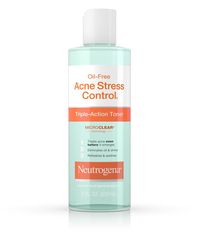 Get clearer, shine-free skin with Neutrogena® Oil-Free Acne Stress Control® Triple-Action Salicylic Acid Toner formulated with soothing green tea & cucumber extract. Neutrogena