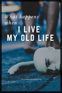 Living my old life didn't make me a winner or give me the upper hand over my #illnesses . Instead, living the way I used to made it harder to address my body's needs, increased how often I injured myself, cost me time with my family, and more... click thru to read all the ways living my old life was ruining my life and how accepting my new life and making changes gave me a life that I love..#spoonie #fibromyalgia #arthritis #psoriaticdisease #chronicpain #chronicillness #health